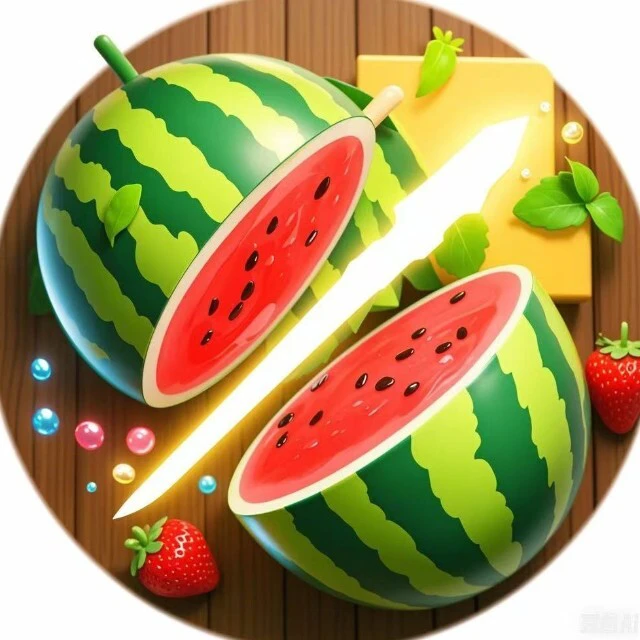 切西瓜切水果ICON