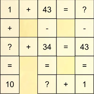 烧脑数学交叉填字ICON