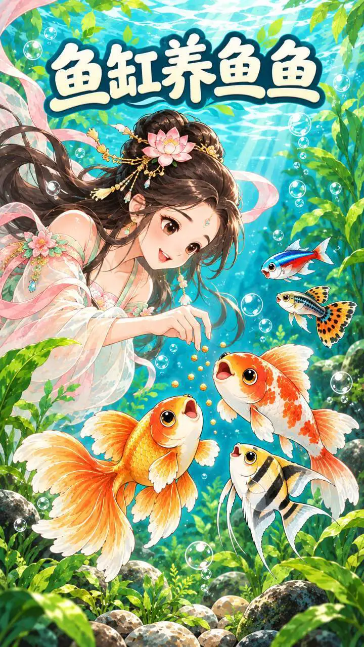 鱼缸养鱼鱼鱼_2