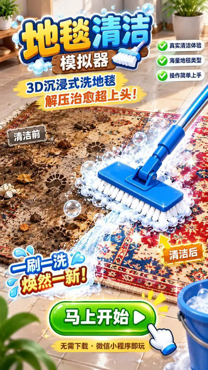 地毯清洁模拟器_3