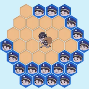 警察抓小偷躲猫猫ICON