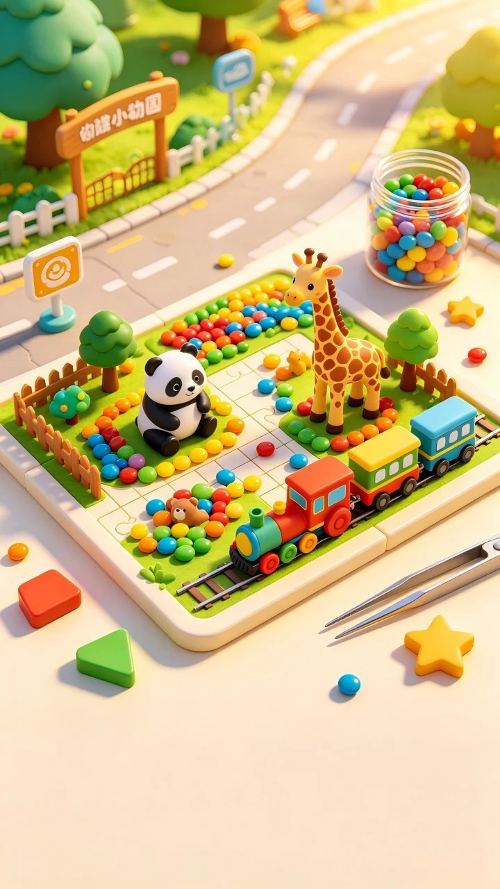 彩色豆拼图_2
