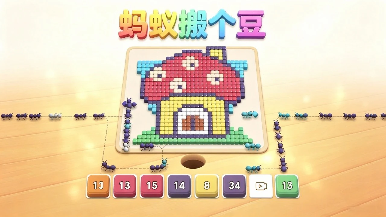 蚂蚁搬个豆_4