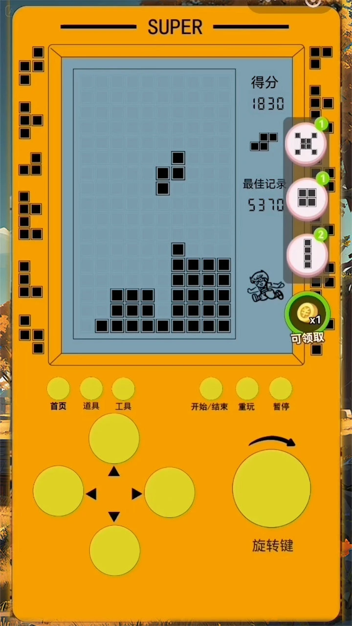 经典方块游戏机_2