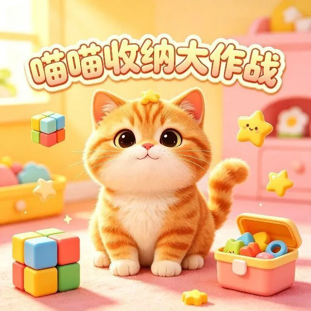 宠物猫的玩具收纳ICON