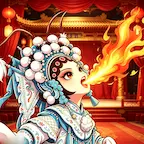 秦腔吹火ICON