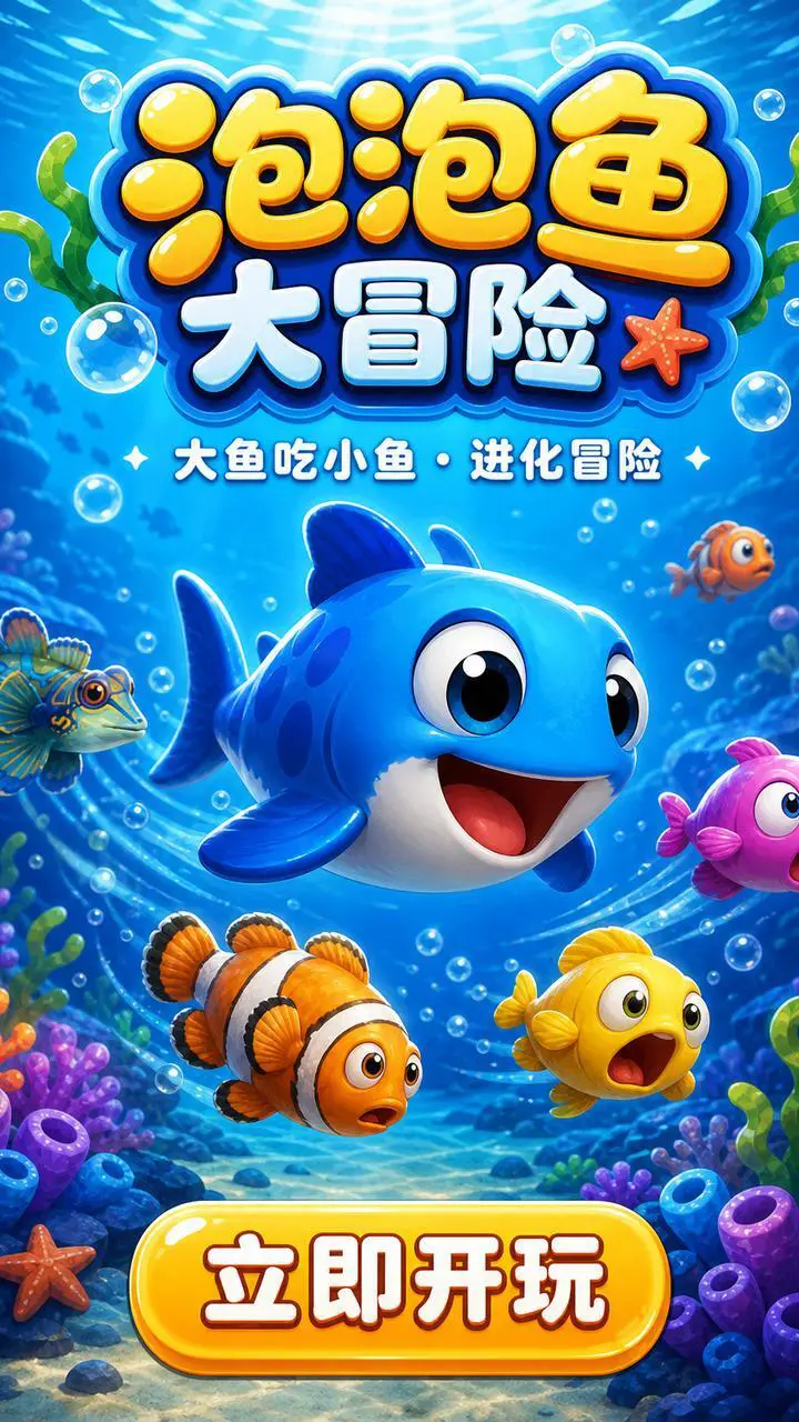 泡泡鱼大冒险之鱼吃鱼_1