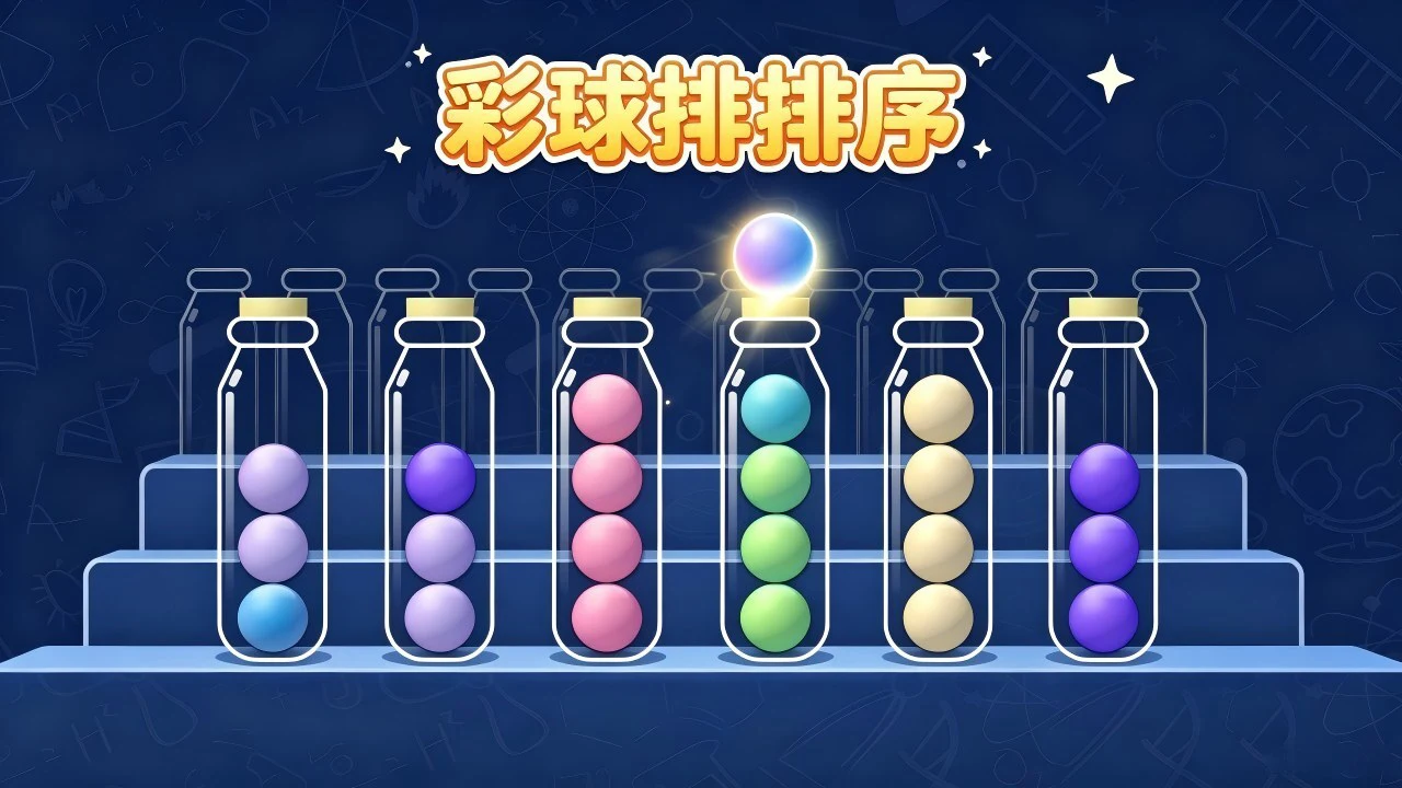 彩球排排序_4