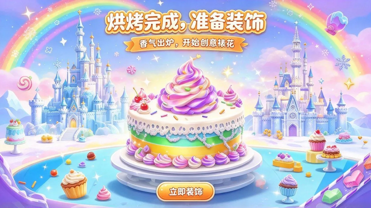 做蛋糕模拟游戏_5
