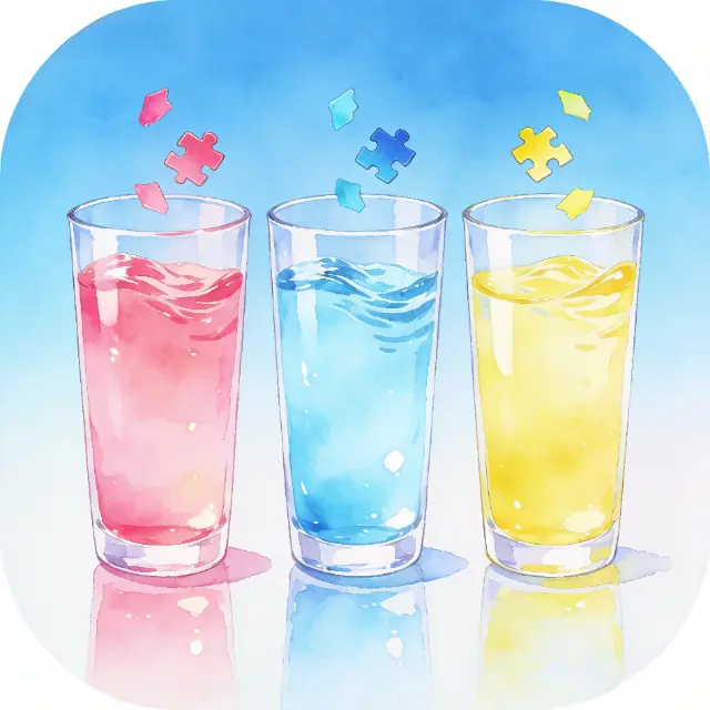 水色拼图ICON