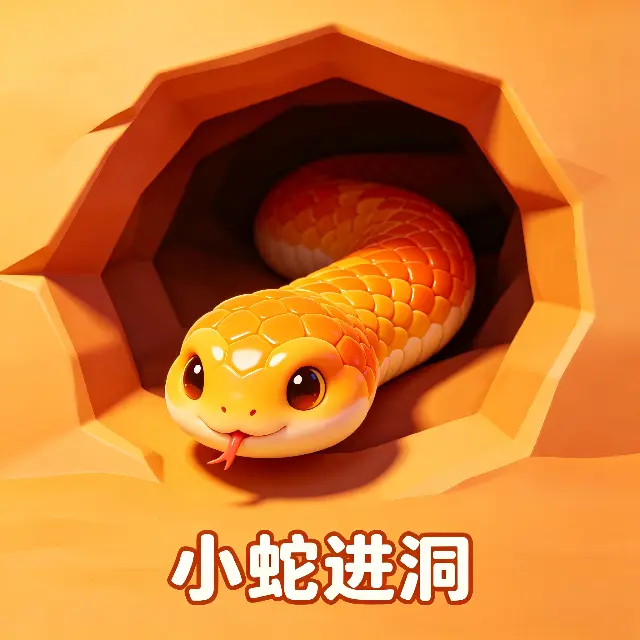 小蛇进洞ICON