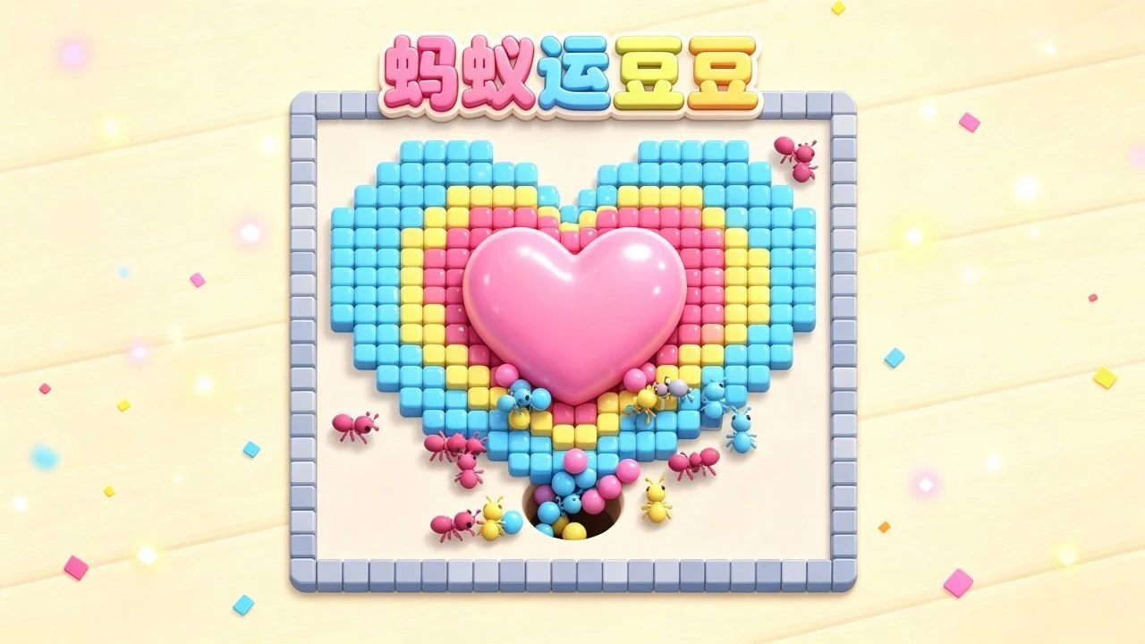 蚂蚁运豆豆_4
