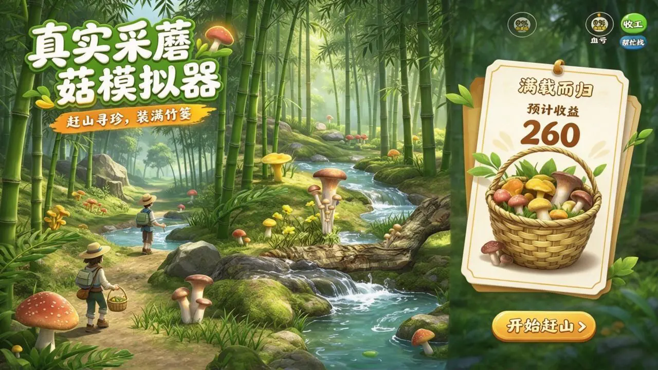 真实采蘑菇模拟器_4