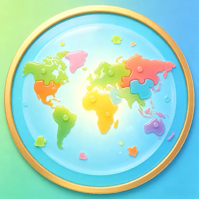 地图拼图ICON