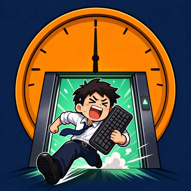 今天绝不加班ICON