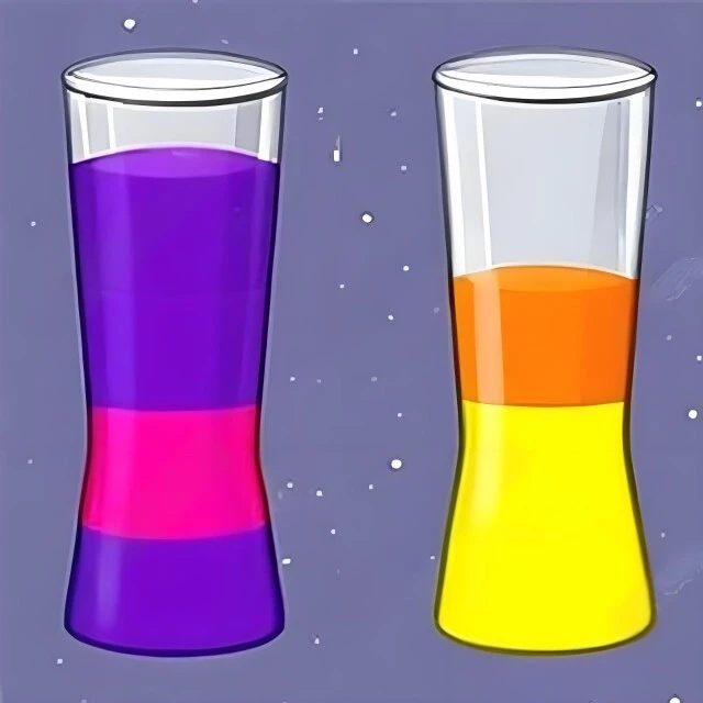 彩色倒水杯游戏ICON
