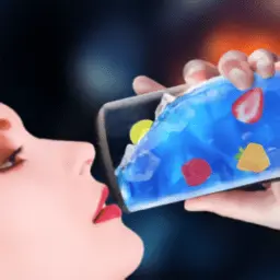 假装喝水碎屏模拟ICON