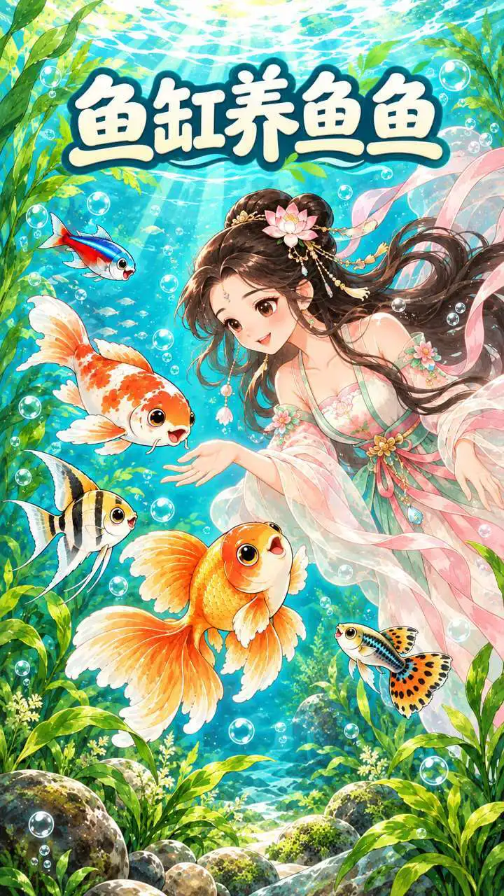 鱼缸养鱼鱼鱼_1