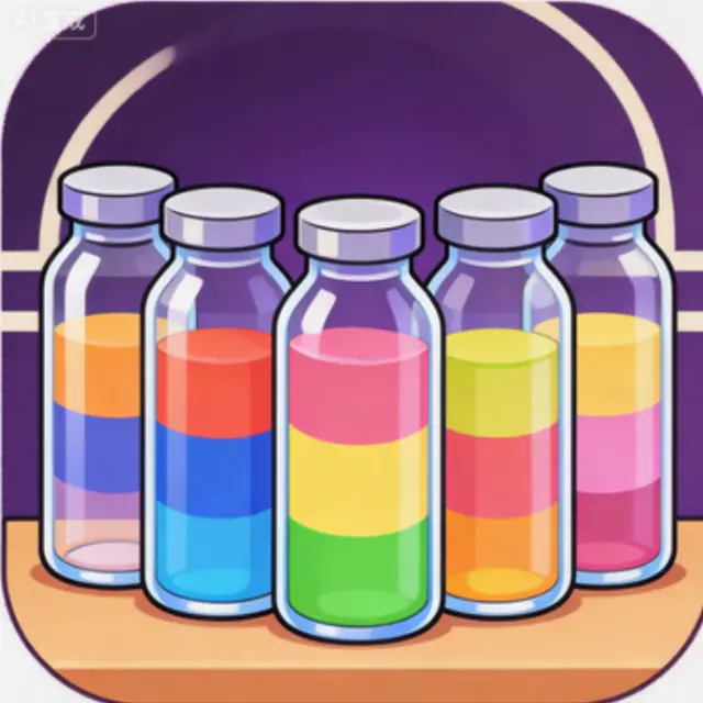 倒水瓶排序ICON