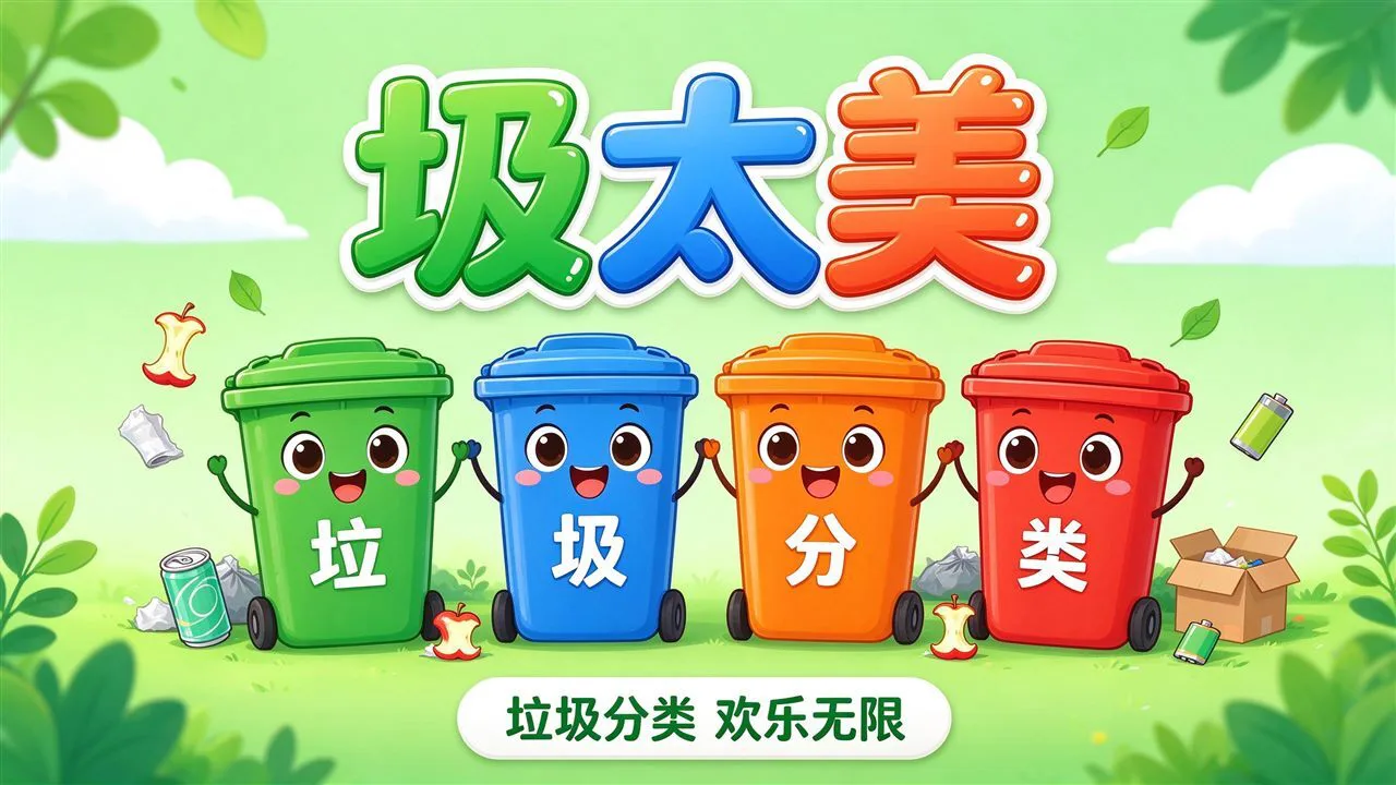 圾太美 垃圾分类游戏_4