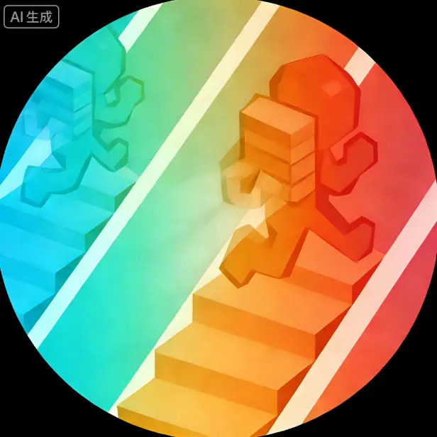 搭桥跑酷冲冲游戏ICON
