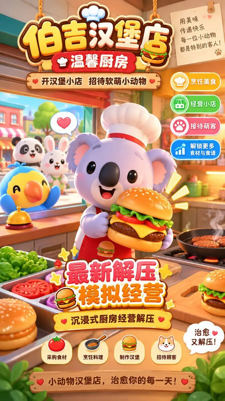 伯吉汉堡店-温馨厨房_1