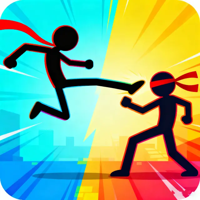 线条双人对决快打ICON