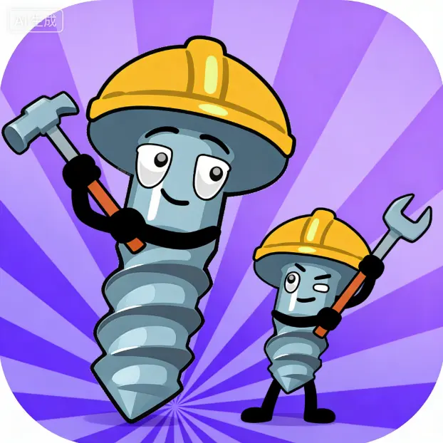 打螺丝钉消除闯关游戏ICON