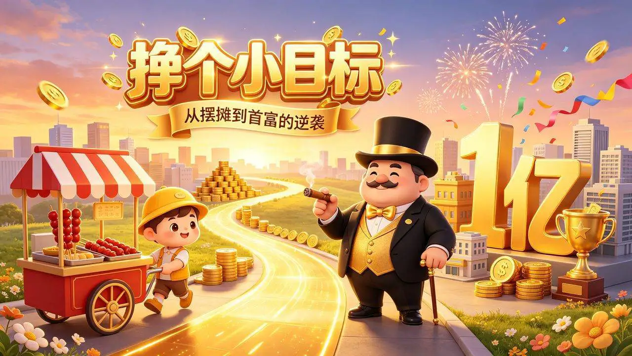 挣个小目标 从摆摊到首富的逆袭_5