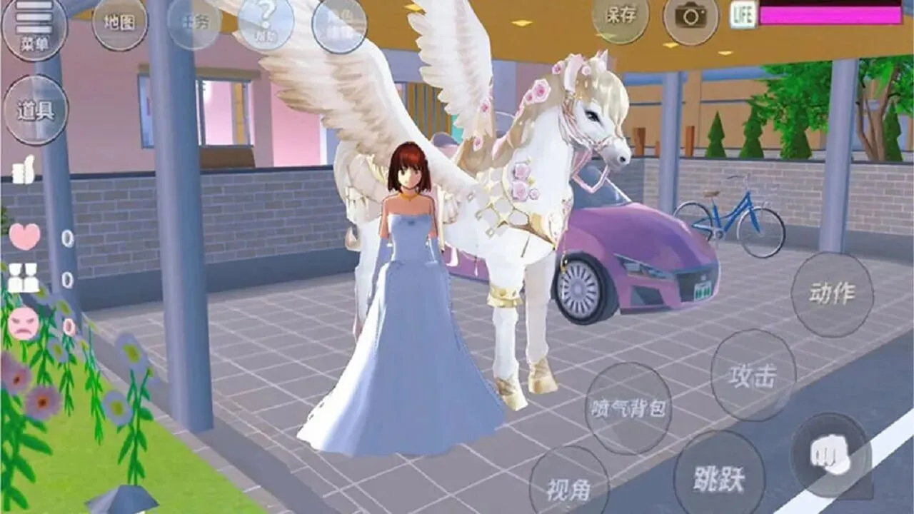樱花少女跑酷模拟_4