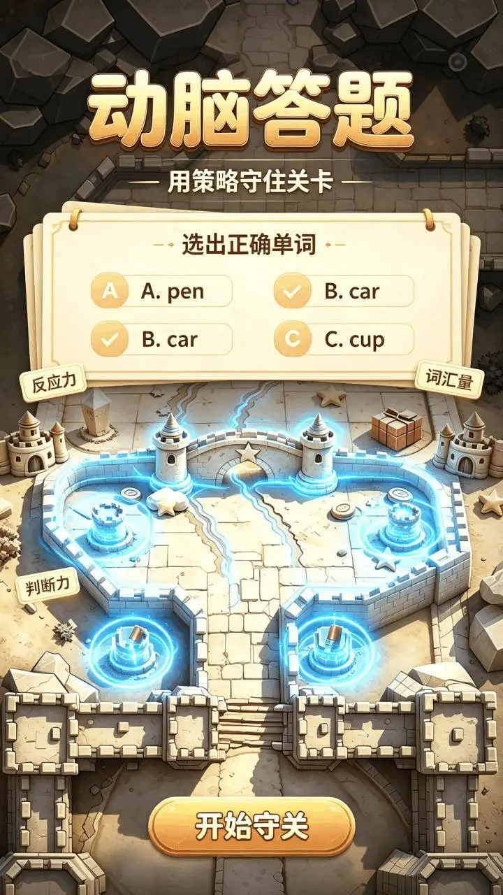 单词塔防游戏_2