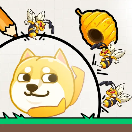画线救救狗头小游戏ICON