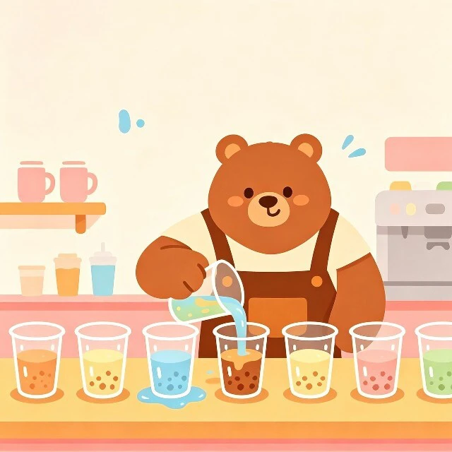 奶茶分杯大作战ICON