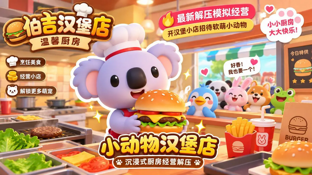 伯吉汉堡店-温馨厨房_5