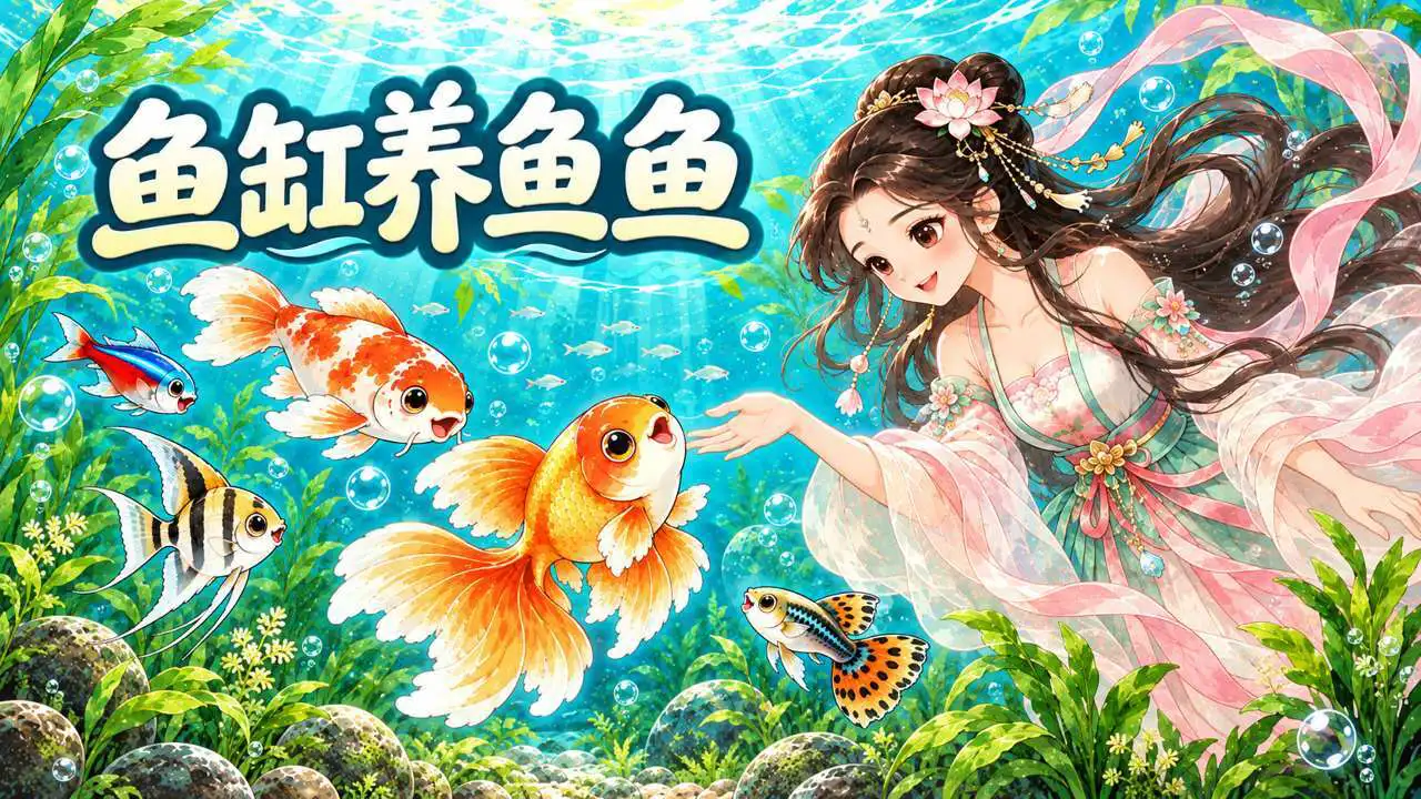 鱼缸养鱼鱼鱼_4