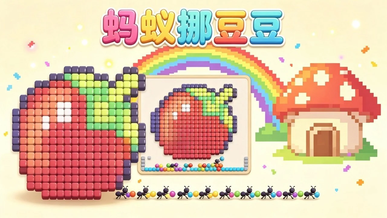 蚂蚁挪豆豆_4