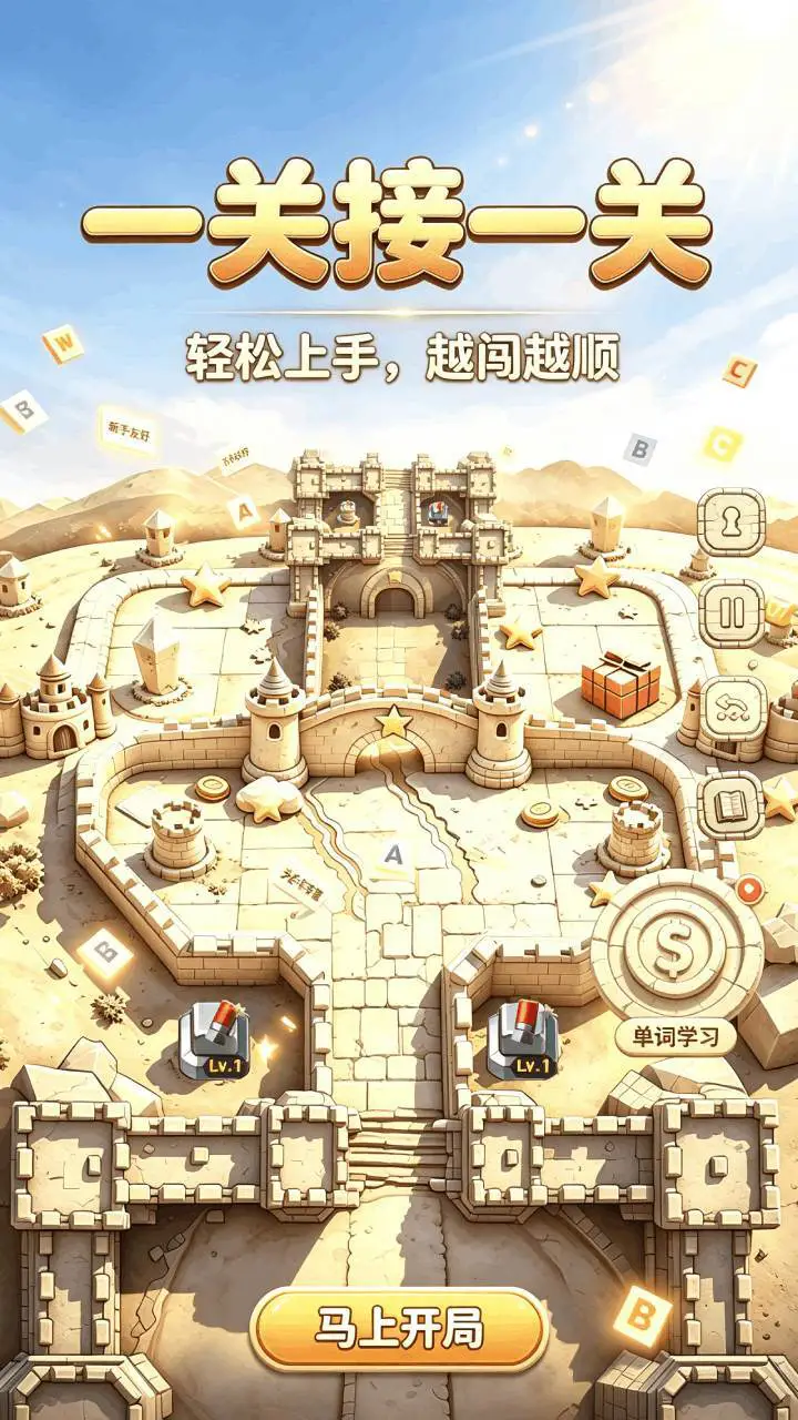 单词塔防游戏_3