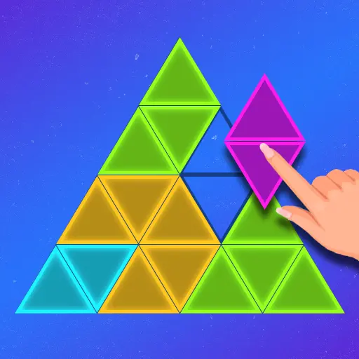 彩虹三角拼图ICON