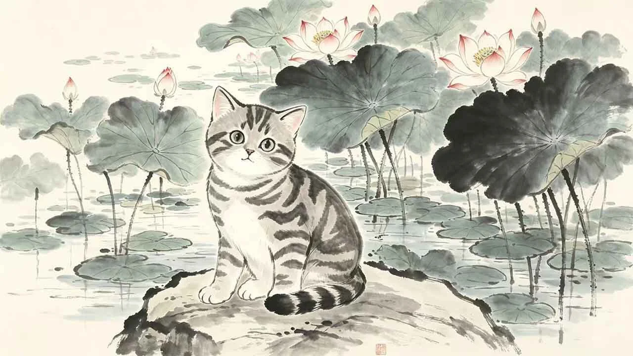 休闲国风猫喵拼拼乐_5