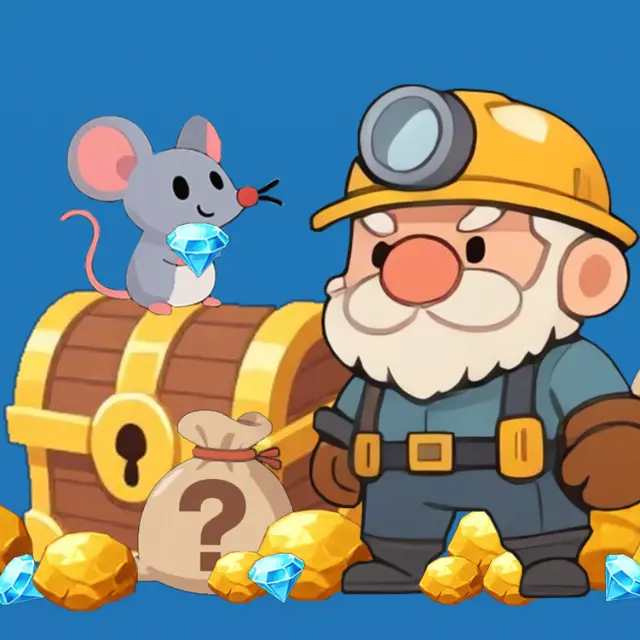 矿工挖金矿游戏ICON