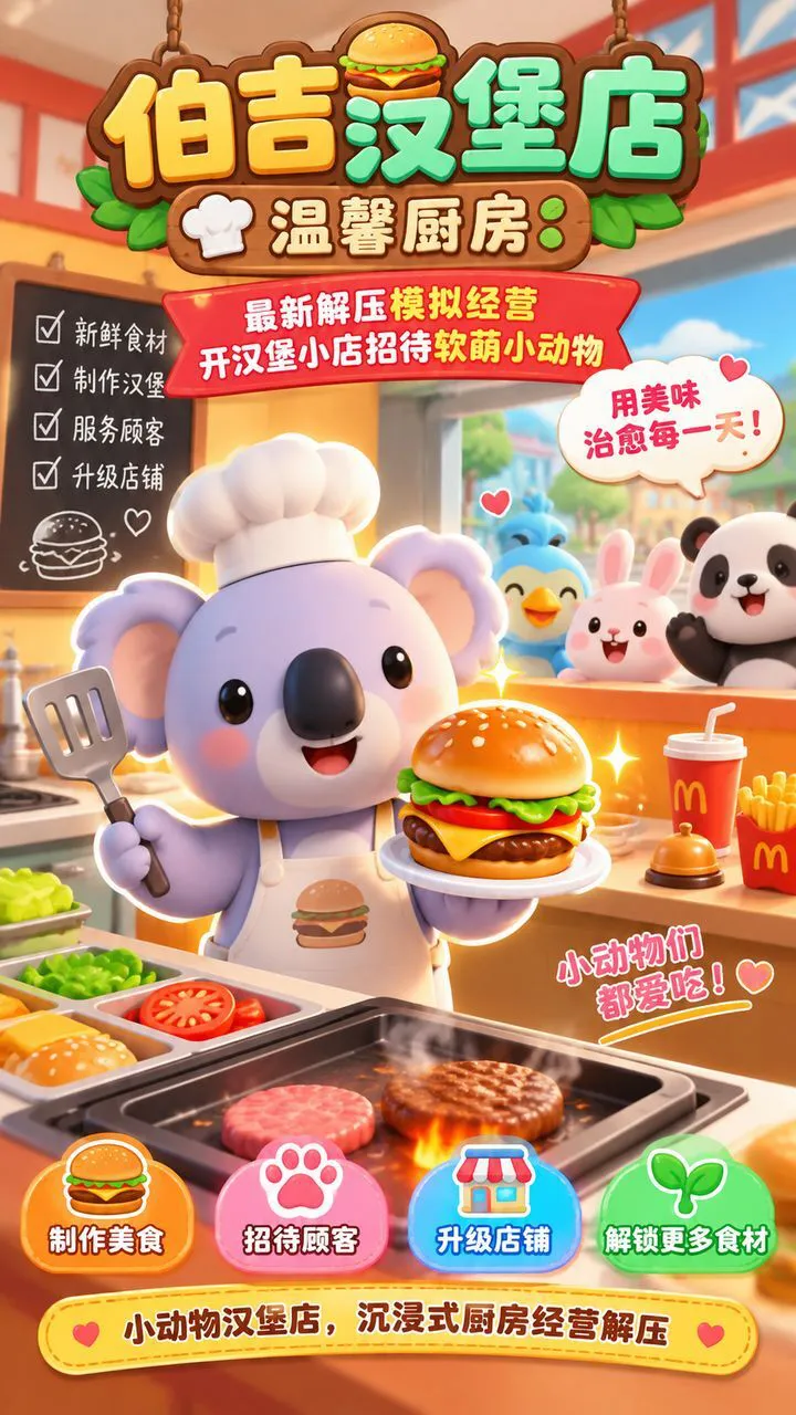 伯吉汉堡店-温馨厨房_2