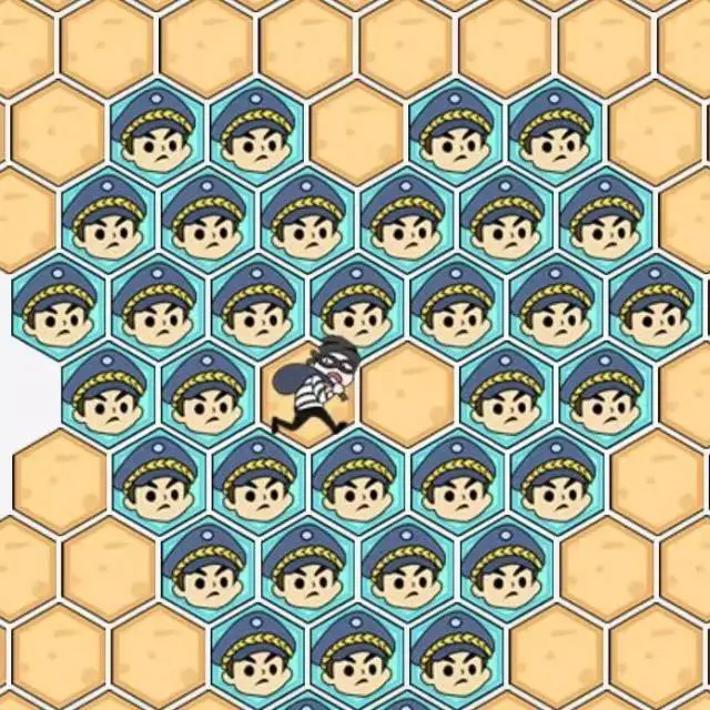 警察抓捕小偷ICON
