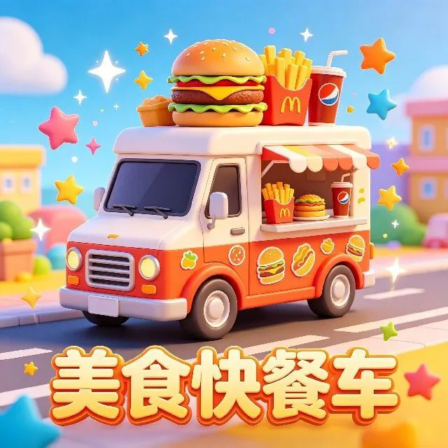美食快餐车ICON