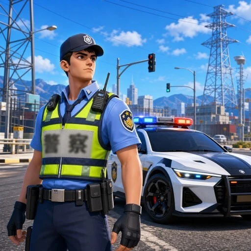 警察捉小偷模拟ICON