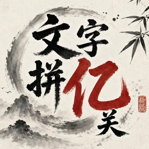 文字拼亿关ICON
