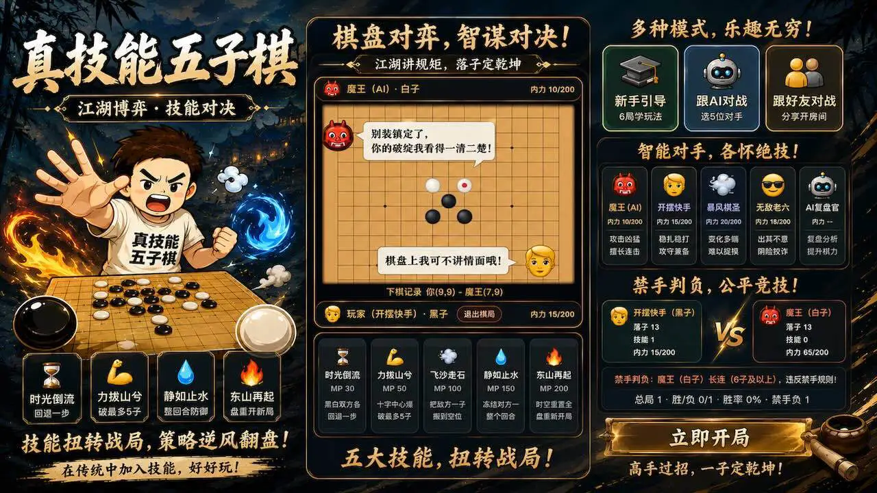 真技能五子棋_6