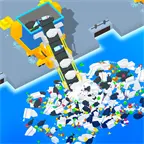 海上垃圾回收ICON