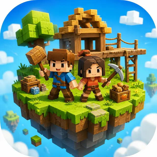 双人空岛建造生存2ICON