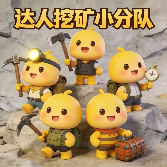 达人挖矿小分队ICON