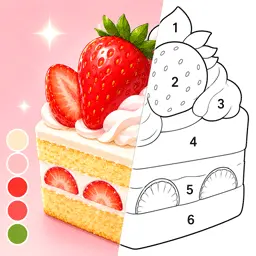 数字填色涂色绘本ICON